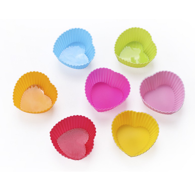 Khuôn cupcake silicon 7cm để làm bánh cho bé