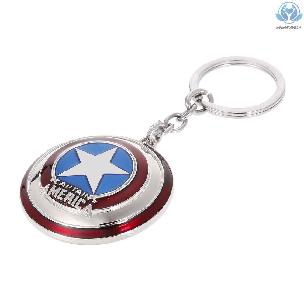 Móc Khóa Hình Khiên Của Captain America Bằng Hợp Kim Kẽm 015