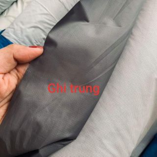 Vải chống thấm Nhật tráng cao su non màu ghi xám