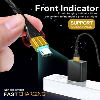 Dây cáp sạc Twitch cổng Type-C 3A dàn