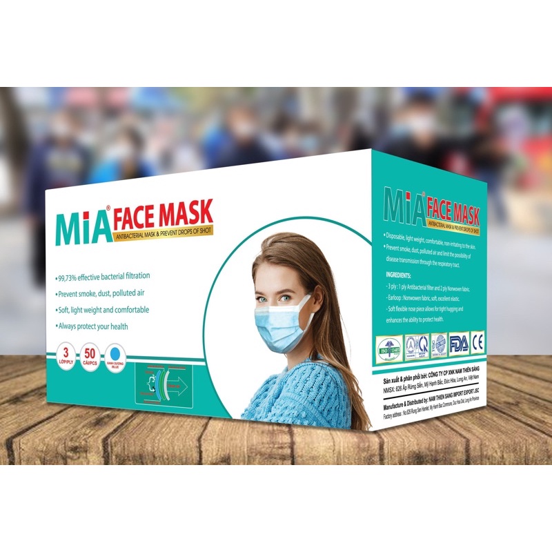 KHẨU TRANG Y TẾ kháng khuẩn 3 Lớp Quai to mềm không đau tai Hộp 50 cái | BigBuy360 - bigbuy360.vn