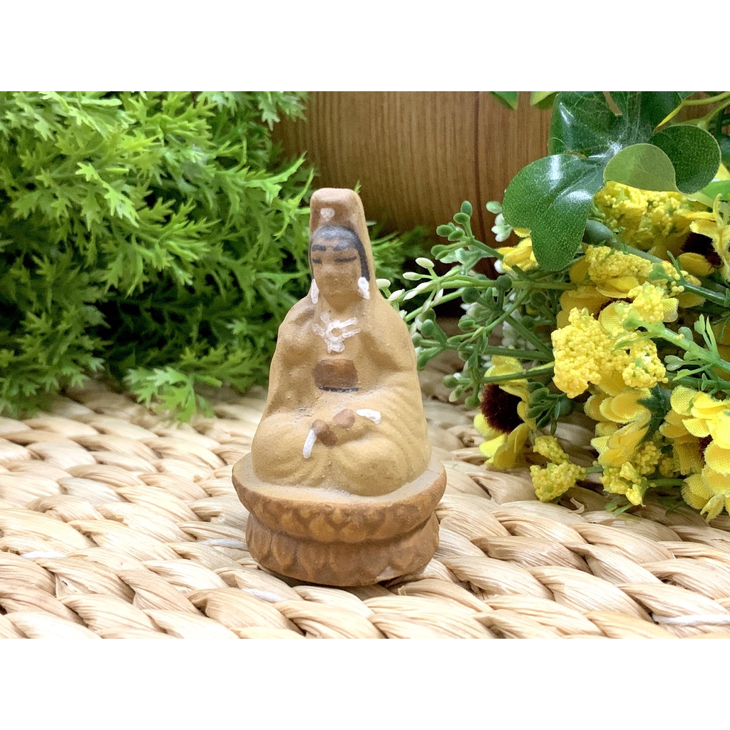 Tượng Quan Âm Mini Gốm Sứ Bát Tràng Cổ