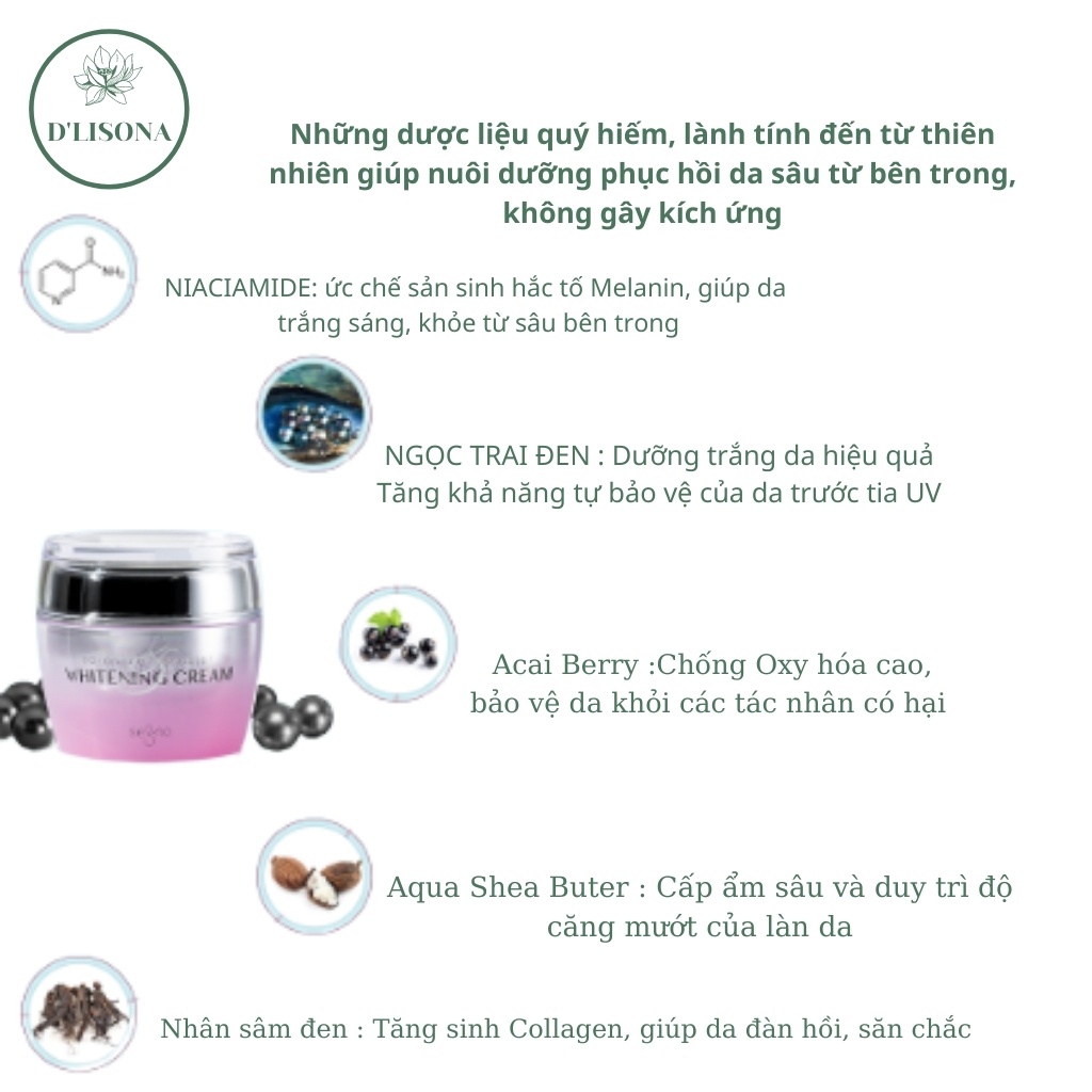 Kem Dưỡng Trắng và Tái Tạo Da Từ Sâu Bên Trong Segno Advanced Formular Whitening Cream 50ml | BigBuy360 - bigbuy360.vn