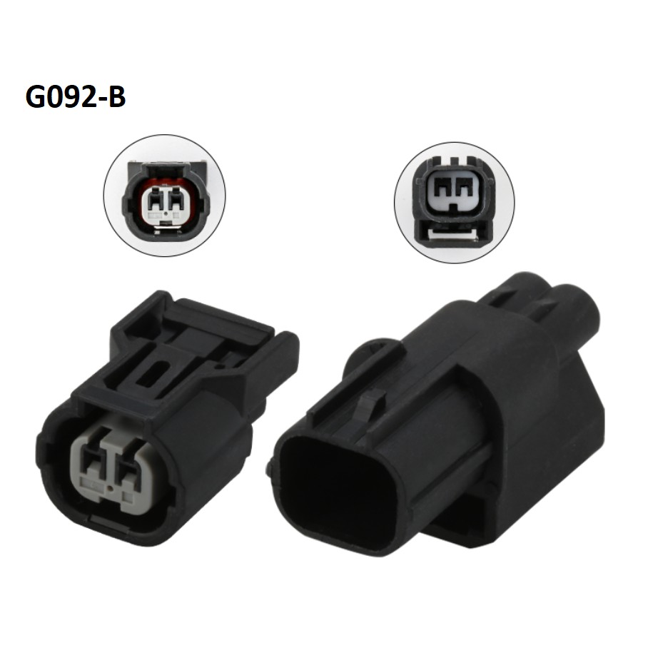 G092-Giắc cắm xi nhan cảm biến khí nạp 2 lỗ