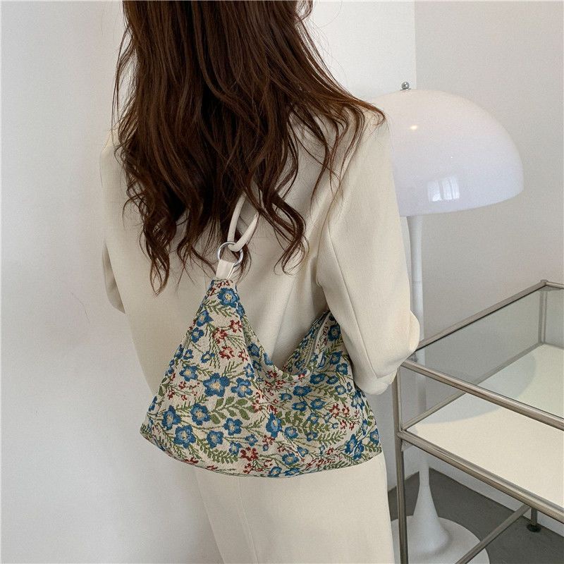Túi Đeo Vai Vải Canvas Phong Cách Mới 2022 Dễ Phối Đồ