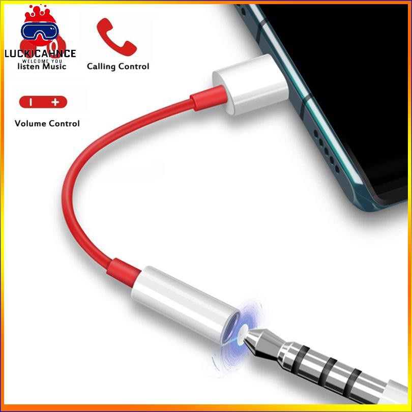 【6/6】Type C To 3.5mm Audio Headphone Cable Adapter For Oneplus Converter Cable