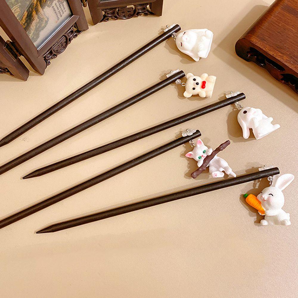 BACK2LIFE Kẹp Tóc Hình Chuột Hamster / Mèo / Gấu Đáng Yêu Cho Nữ