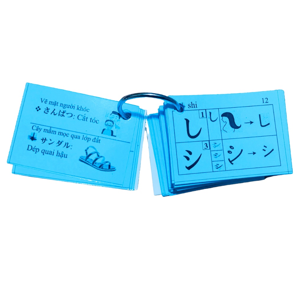 Thẻ Học Bảng Chữ Cái Tiếng Nhật Hiragana & Katakana Dành Cho Người Mới Bắt Đầu