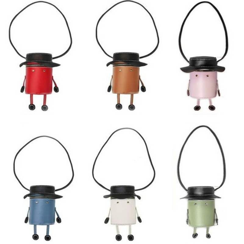 Túi Đeo Chéo Handmade, Tự Khâu Tay Sẵn Đường Chỉ May Hình Cao Bồi Siêu Đáng Yêu Làm Quà Tặng
