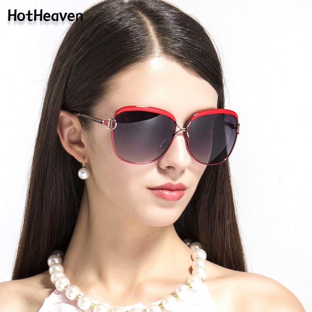 Kính Chống Tia UV Phân Cực Mặt Oval Gọng Kim Loại 5 Kiểu Dáng Thời Trang Unisex UV400