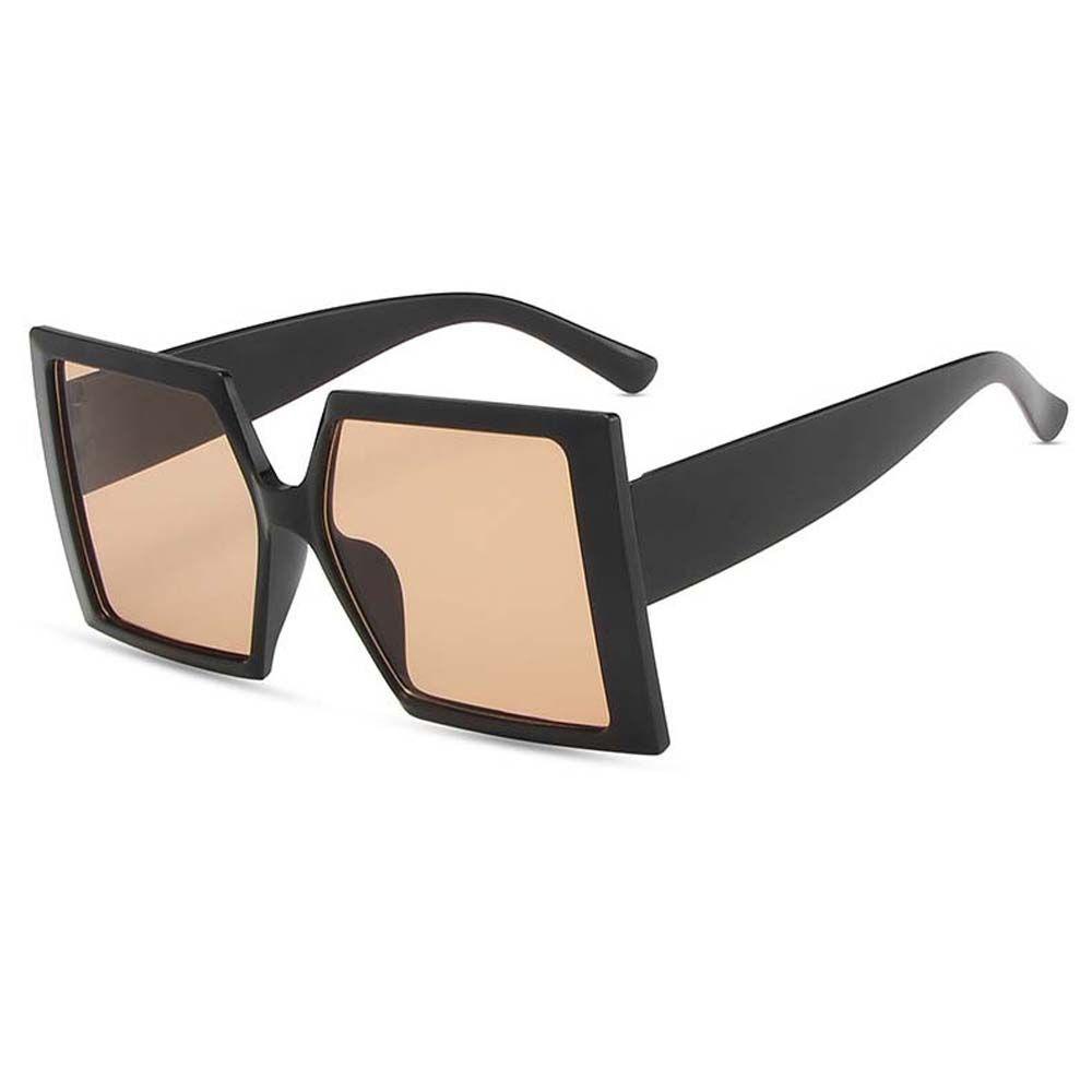 JARRED Kính Mát Gọng Lớn In Họa Tiết Da Báo Sang Trọng Phong Cách Âu Mỹ Cho Nữ