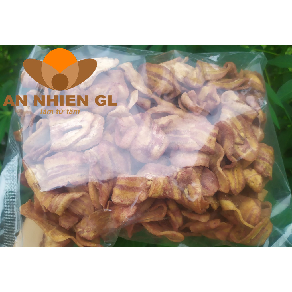 Chuối sấy giòn rụm không đường 500g, Đặc sản GIA LAI, luôn giao hàng mới làm tại xưởng