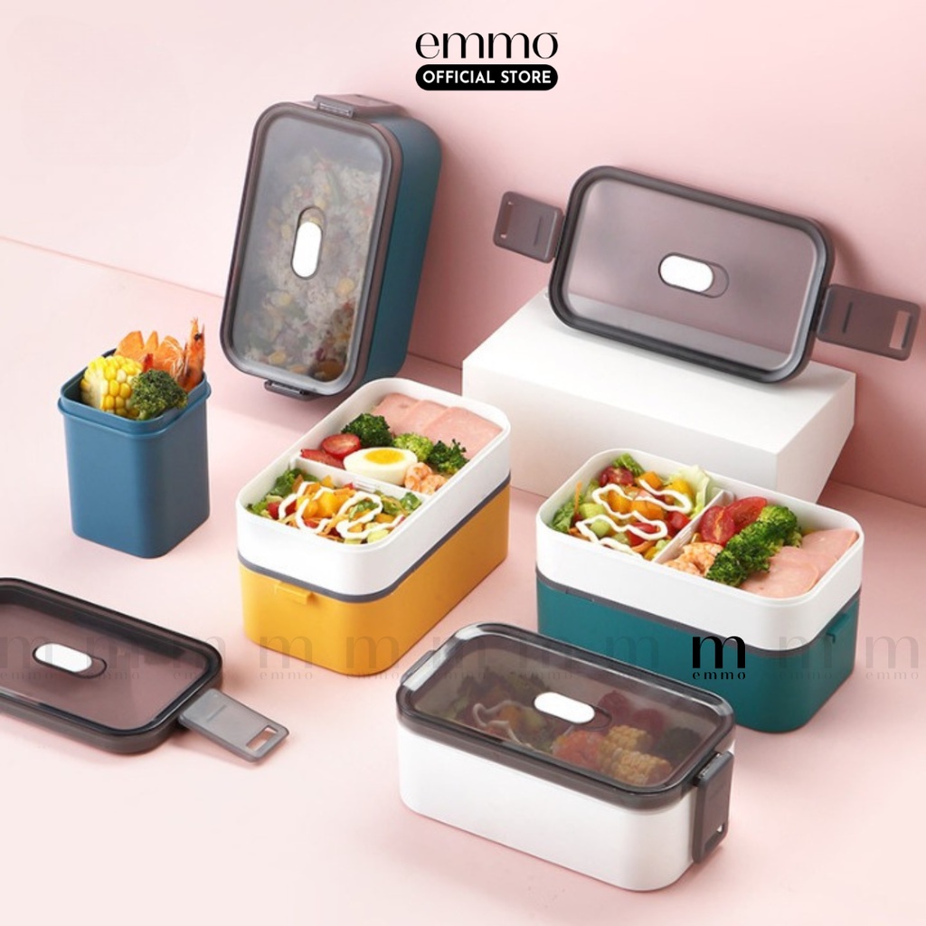 HỘP CƠM VĂN PHÒNG 2 TẦNG EMMO – LUCHTIME