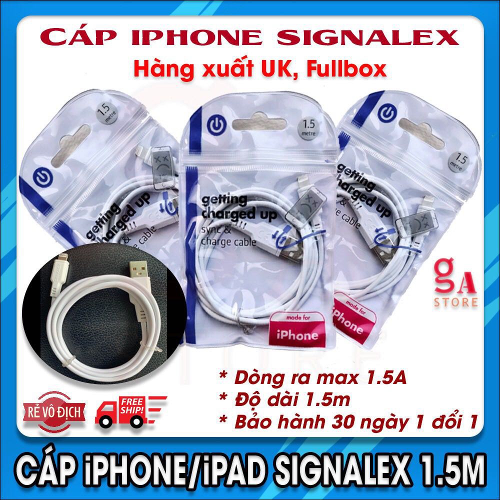 CÁP IPHONE 1,5m LOẠI XỊN CAO CẤP - Thắng Phụ Kiện 92