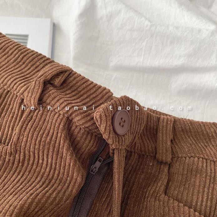 Chân Váy Chữ A , Chân Váy Ngắn Chất Nhung Tăm Dễ Phối Đồ, Thời Trang Thu Đông Trẻ Trung Năng Động. | BigBuy360 - bigbuy360.vn