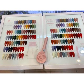 Sét sơn gel MiHan 78 màu” tặng cặp base top + sổ bảng màu “