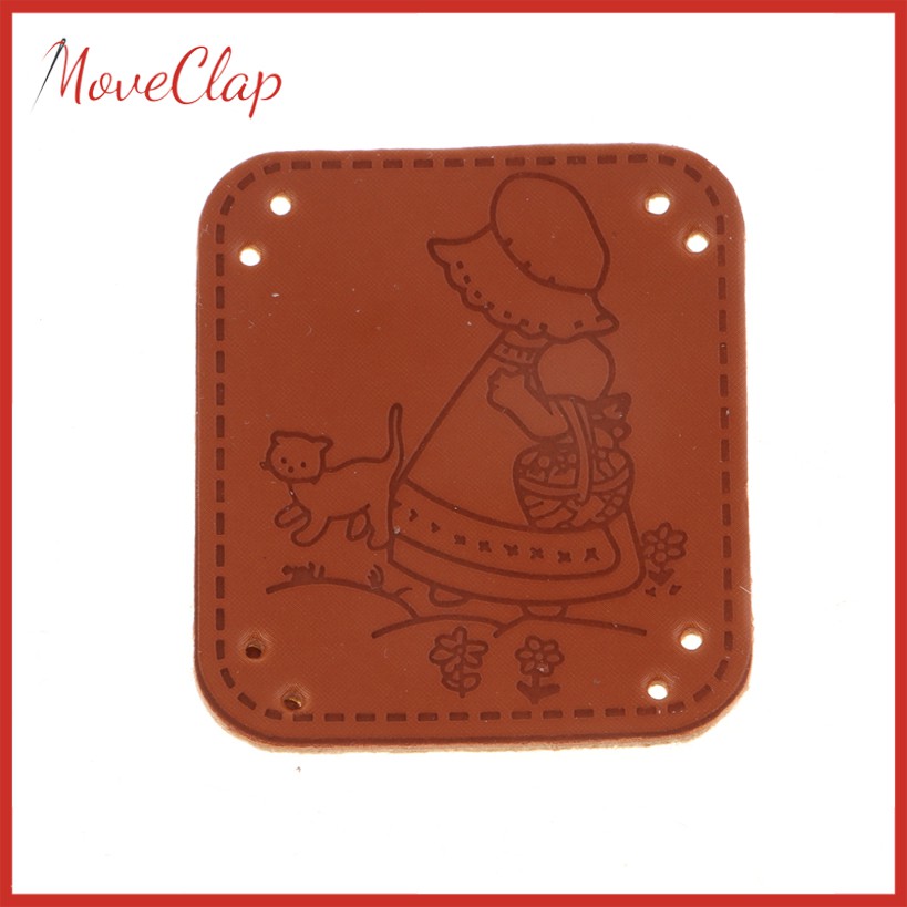 Set 20 Nhãn Da PU In Chữ Handmade Lzdxwcke3 Dùng Trang Trí Quần Áo DIY