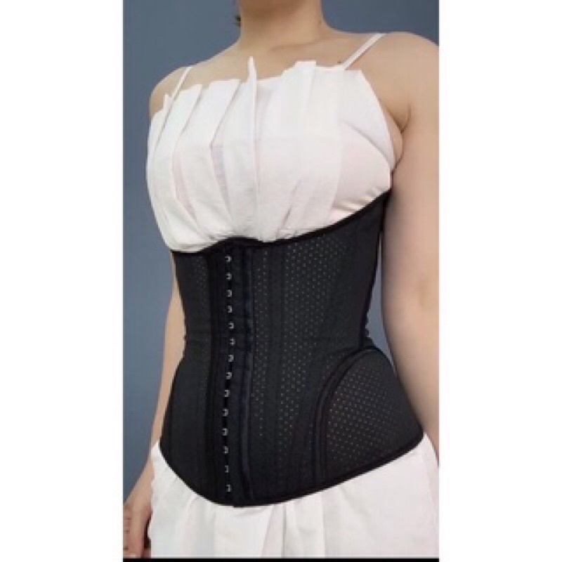 Đai Nịt Bụng Latex Cải Tiến Che Mỡ Lưng - Mở Hông - 19 Xương Thép