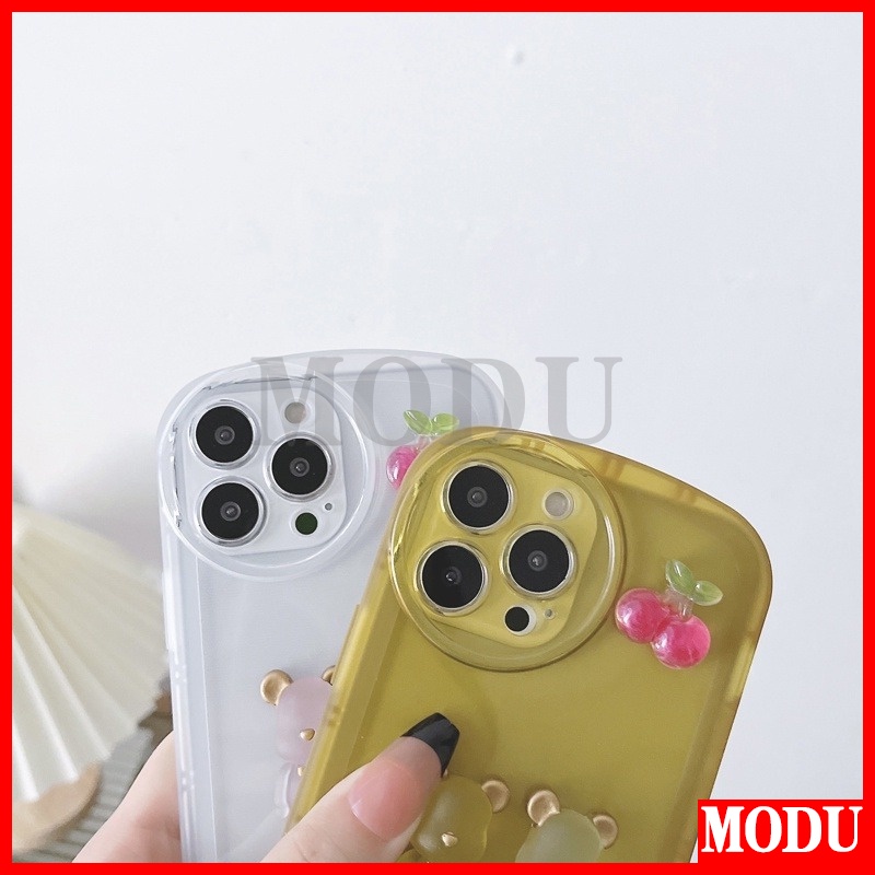 Ốp Điện Thoại Hình Gấu Cherry Cho Samsung Galaxy A20 A20S A30 A750 A7 2018 J2 J4 J4 + J6 J6 + J730 J7 Pro Prime Plus