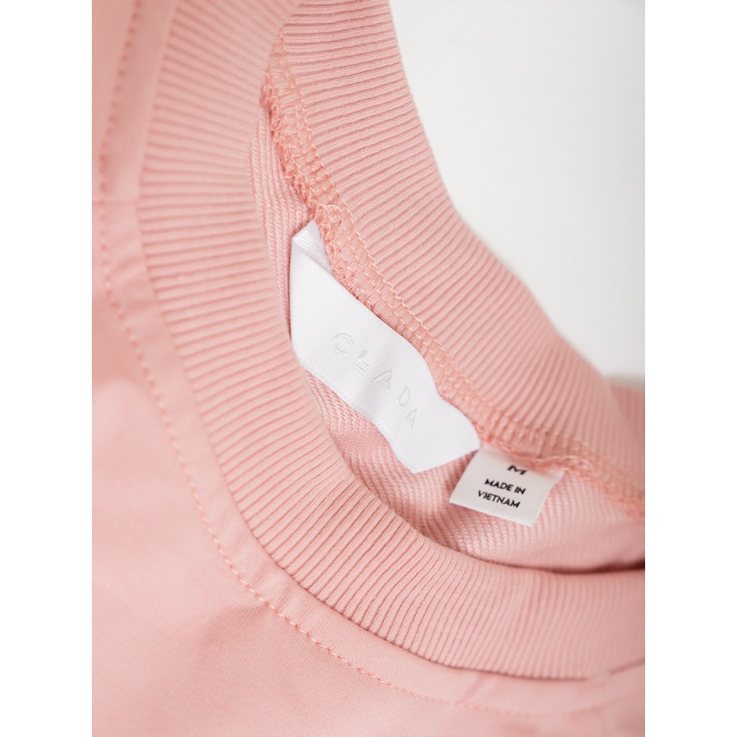 Áo sweater nỉ basic dáng suông | BigBuy360 - bigbuy360.vn