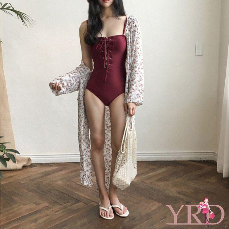 Đồ bơi nữ cột dây màu trơn gợi cảm | BigBuy360 - bigbuy360.vn