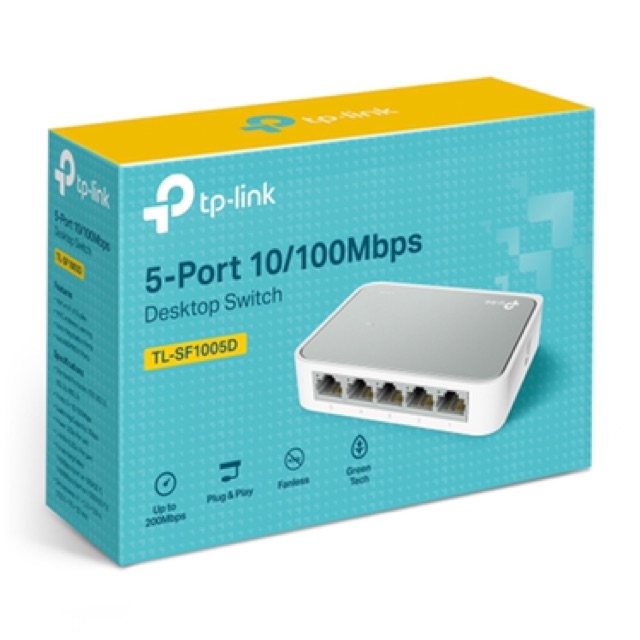 Switch chia cổng TP-Link TL-SF1005D 5-Port 10/100Mbps Desktop Switch