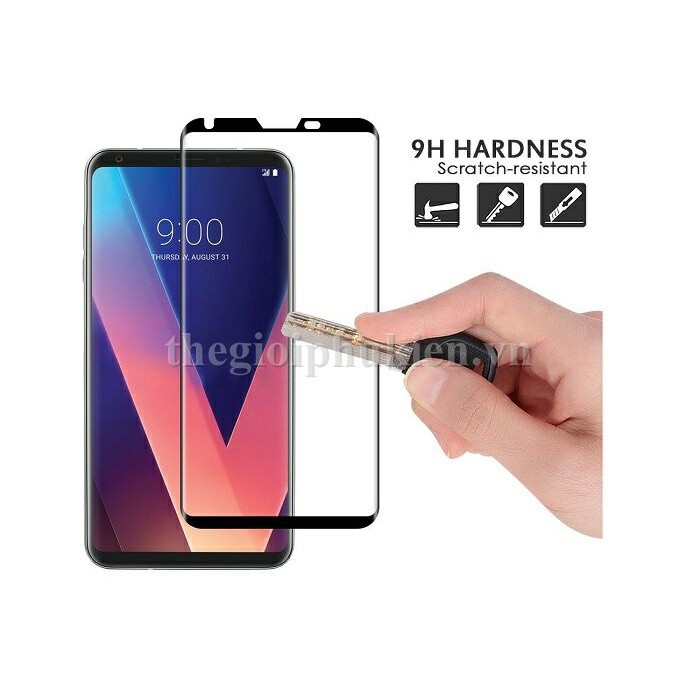 Dán kính cường lực 5D full tràn màn hình LG V30 phủ màu