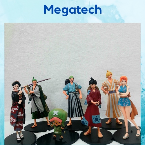 Mô hình One Piece băng hải tặc Mũ Rơm ở Wano quốc - mô hình hải tặc dễ thương, figure anime One Piece