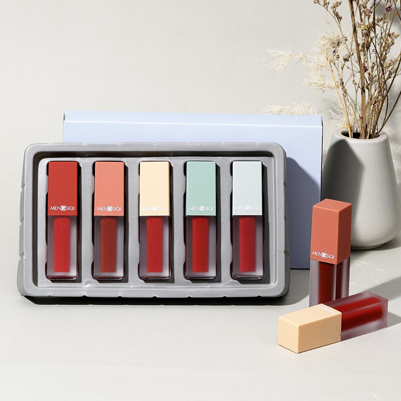 Set 5 Son Kem Lì Siêu Mịn Mengsiqi Orchid Love Matte Lip -Z194-E9T2 | Thế Giới Skin Care