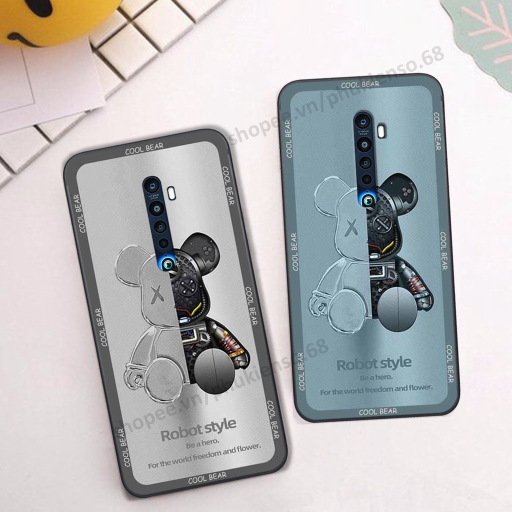 Ốp lưng điện thoại Oppo Reno 2f / Reno2 F in hình gấu bear, kaws, doremon thời trang, ốp lưng cao cấp chất lượng
