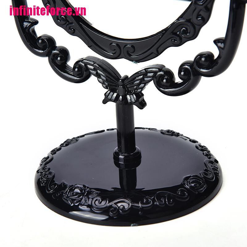 Gương Trang Điểm Để Bàn Hình Bướm Đen Phong Cách Gothic