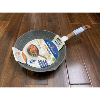 👍💁 CHẢO VÂN ĐÁ SUPER CHEF ĐÁY TỪ  size 24cm👍