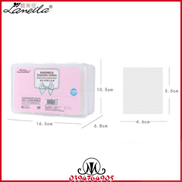 Bông tẩy trang Laneila hộp 1000 miếng MO23 | BigBuy360 - bigbuy360.vn