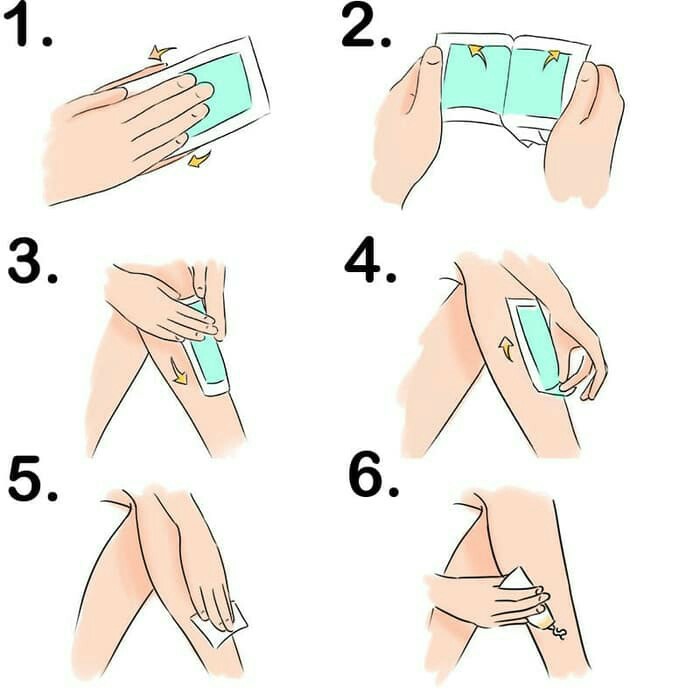 (hàng Mới Về) Set 2 Miếng Dán Tẩy Lông Tay / Chân / Bikini Tiện Dụng | BigBuy360 - bigbuy360.vn