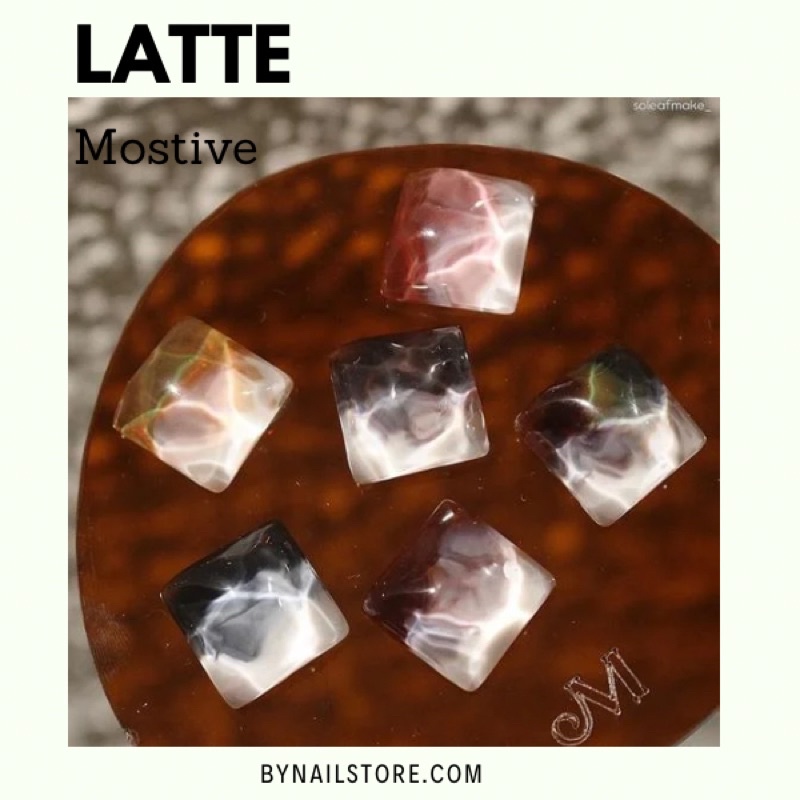 [Mostive] Bộ sản phẩm sơn gel siro cao cấp Hàn Quốc collection Latte (6pcs)