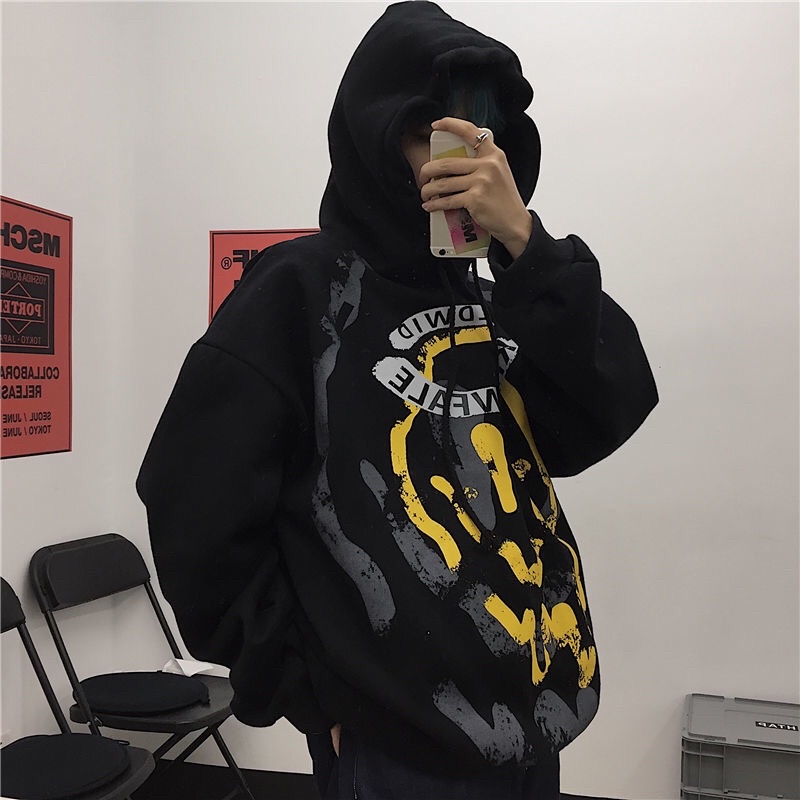 (Sẵn) Áo hoodie lót bông mặt cười ulzzang unisex ✈️ FREESHIP ✈️ Áo nỉ nam nữ ✈️ | BigBuy360 - bigbuy360.vn