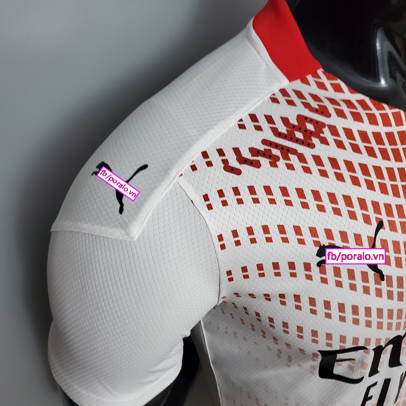 BỘ ÁO ĐẤU CLB AC MILAN SÂN KHÁCH 2020/21 BẢN PLAYER CAO CẤP