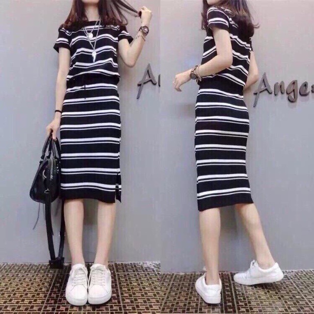 Sét váy len quảng chau