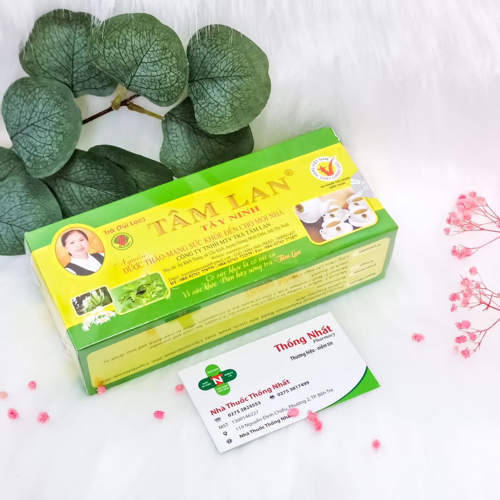 Trà thanh nhiệt, giải độc, detox cơ thể Tâm Lan Tây Ninh Hộp 30 Túi