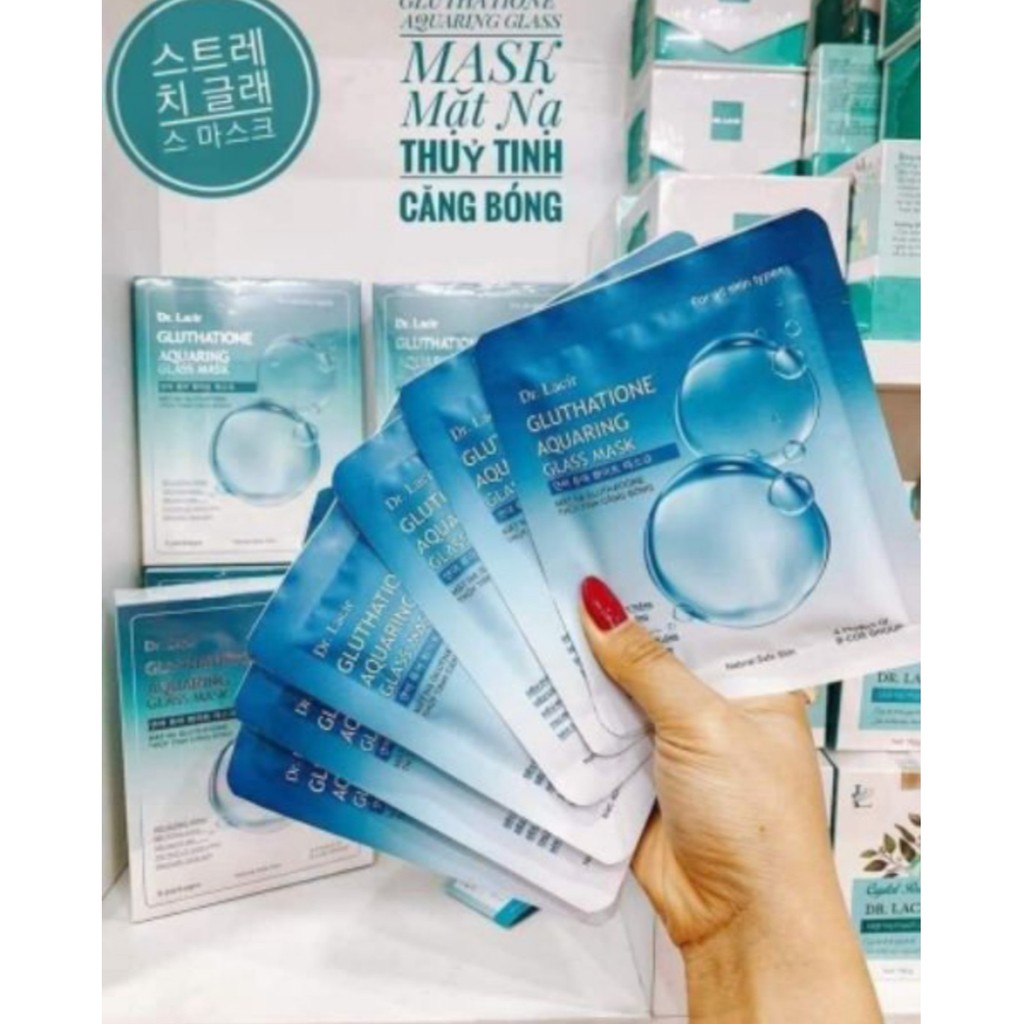 1 Mặt nạ Thủy Tinh Glutathione căng bóng Dr.Lacir