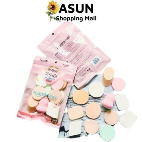 Set 13 Bông Mút Trang Điểm  Tán Phấn Nền, Phấn Phủ, Kem Lót 5.0