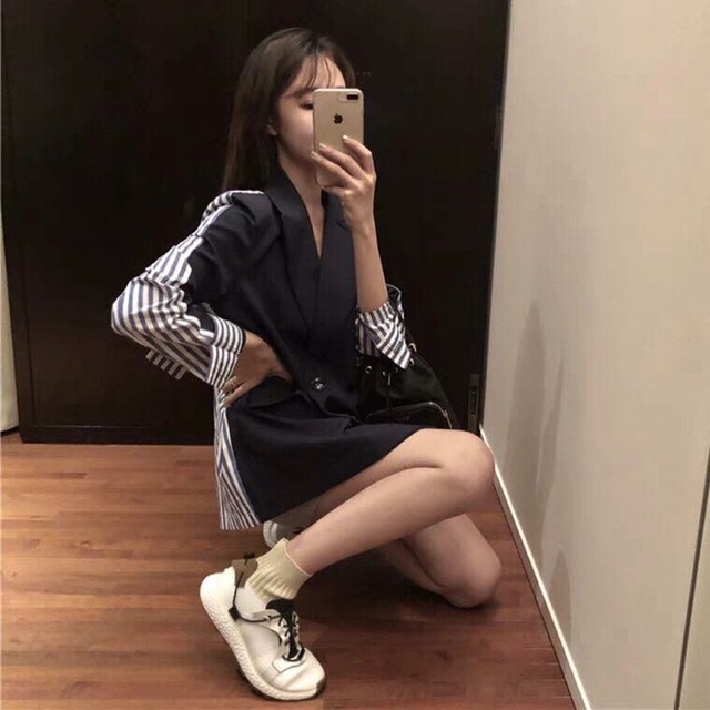 Đầm suông kiểu vest