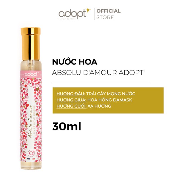 [CHÍNH HÃNG TỪ PHÁP] Nước hoa cao cấp Adopt cho nữ nước hoa ttshop