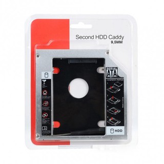 Caddy Bay HDD SSD SATA 3 dày mỏng full nhôm - Khay ổ cứng thay thế ổ đĩa DVD CD laptop