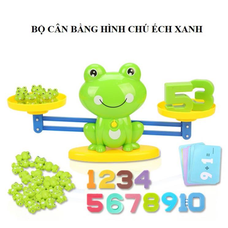 Đồ Chơi Giáo Dục Toán Học Thông Minh Montessori Cho Trẻ, Ếch Cân Bằng Trọng Lượng Hỗ Trợ Học Toán Và Phép Tính
