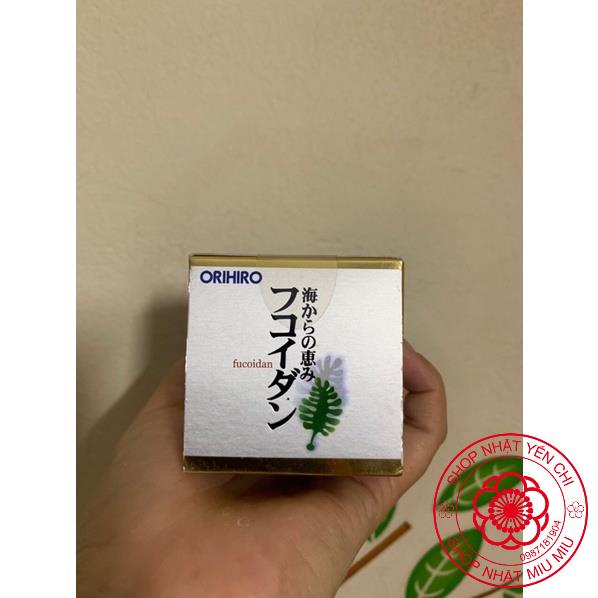 Tảo nâu lá Fucoidan Orihiro 90 Viên Của Nhật, Mẫu mớio