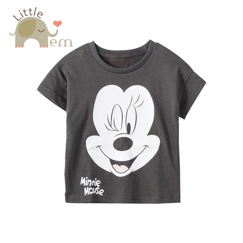 Áo bé gái/ bé trai Cotton cộc tay Malwee _ Mickey