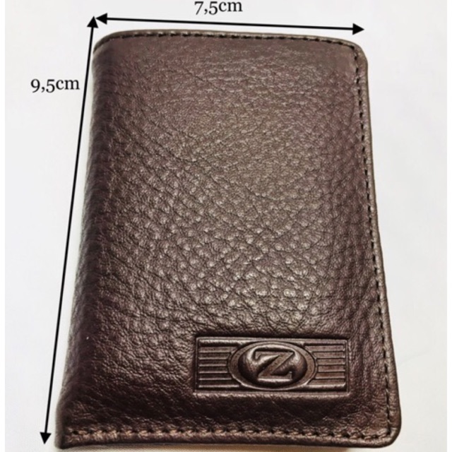 Bóp Da Thiết Kế 3 Gấp. Loại Nhỏ, Gọn. Da Bò. Kích thước 9cm x 2cm x 7,5cm