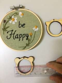 [Thanh lý] Móc khoá thêu diy/Khung mini
