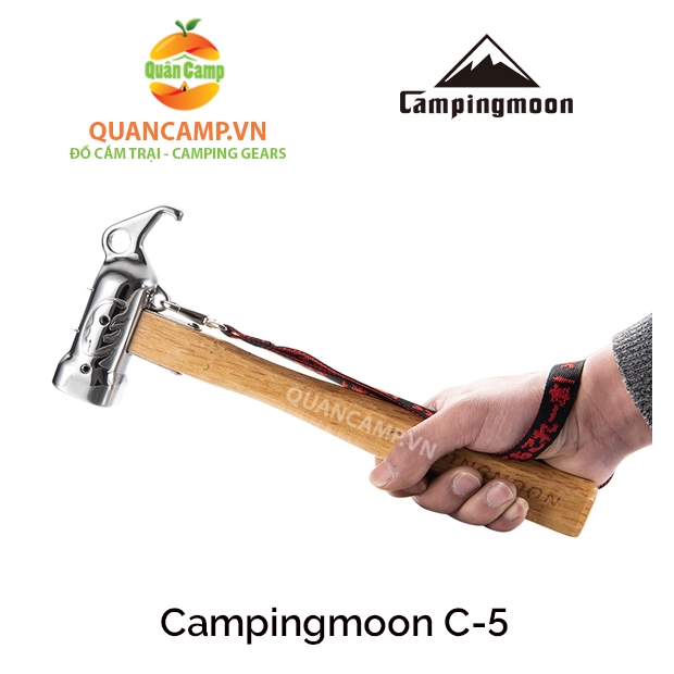 Búa đóng cọc lều cắm trại bằng thép không rỉ Campingmoon C-5